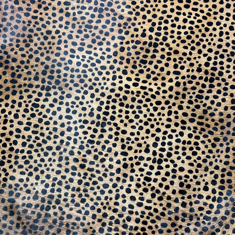 Cheetah Print Cowhide Rug Size: 7x6 feet Z-341
