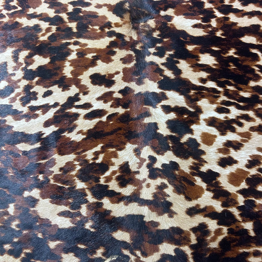 Tricolor Appaloosa Printed Cowhide Rug Size: 7.2x6 feet Z-163