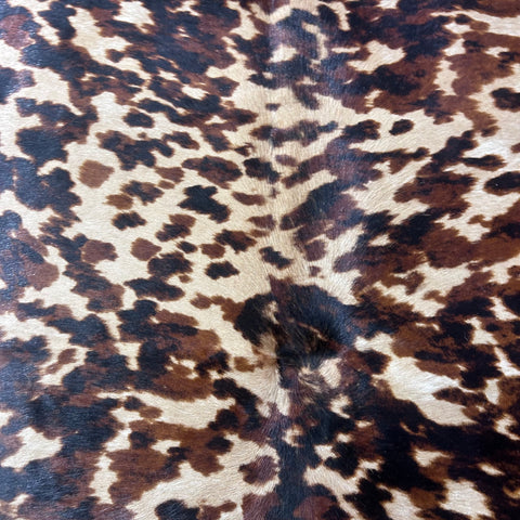 Tricolor Appaloosa Printed Cowhide Rug Size: 7.2x6 feet Z-163