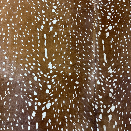 Lighter Axis Deer Cowhide Rug Size: 7x5.7 feet Y-014