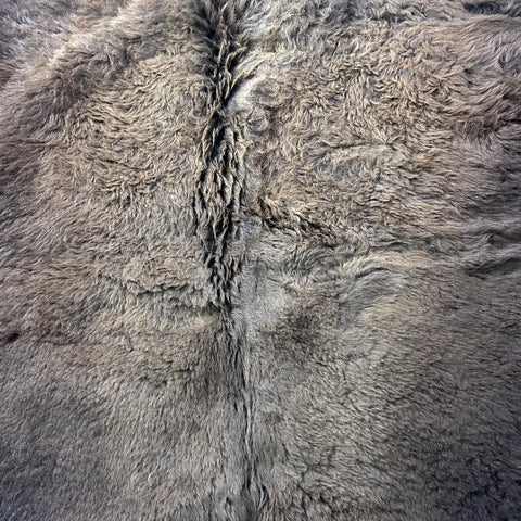 Bison Skin Rug (huge and awesome fur!) Size: 8x7 feet #23
