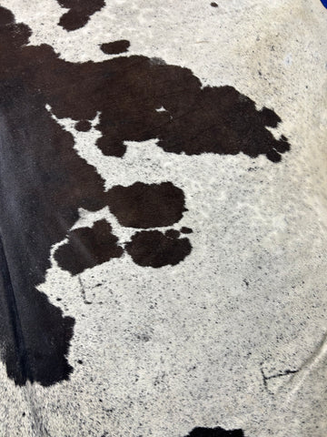 Spotted Chocolate & White Cowhide Rug Size: 8.7x7.2 feet D-052