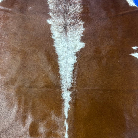 Hereford Cowhide Rug Size: 7x6 feet J-032