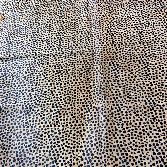 Cheetah Print Cowhide Rug Size: 7x6 feet Z-355