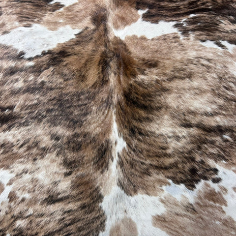 Light Brindle Tricolor Cowhide Rug Size: 6x6 feet J-051