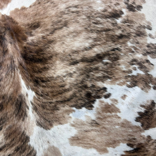 Light Brindle Tricolor Cowhide Rug Size: 6x6 feet J-051