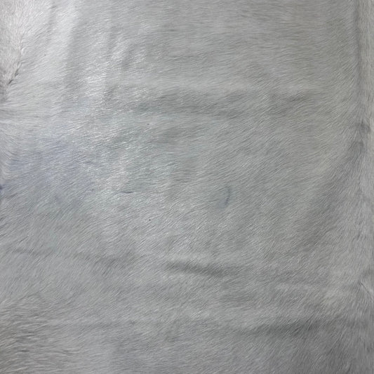 Solid White Cowhide Rug Size: 7.7x6.5 feet Y-069