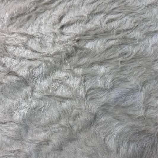 Solid Ivory Cowhide Rug (longish hair/ huge size) Size: 9x7 feet Y-071