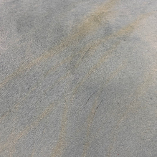 Super Light Blue Cowhide Rug (1 patch) Size: 6.5x6.2 feet D-610