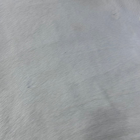 Solid White Cowhide Rug (patch/ 37 sq ft) Size: 7x6 feet Colombia-7