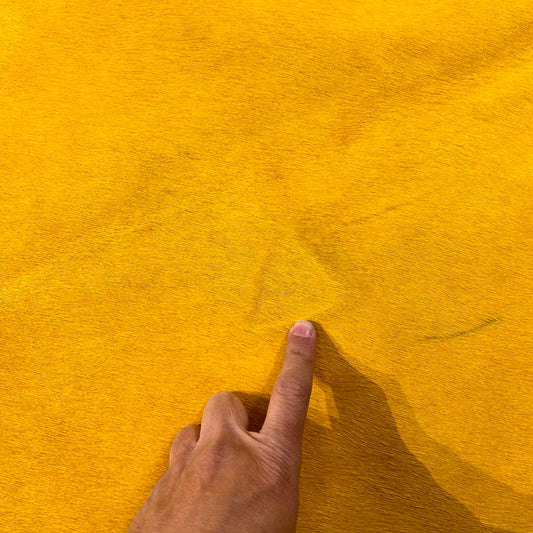 Dyed Solid Yellow (1 patch) Size: 7x7 feet D-614