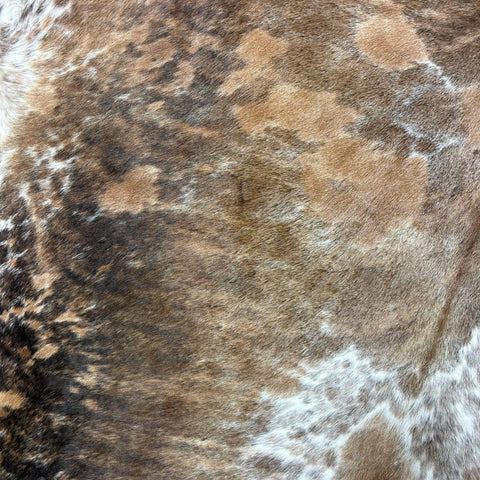 Tricolor Cowhide Rug (HUGE!) Size: 8x8 feet J-065