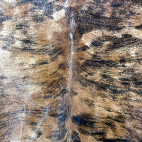 Tricolor Cowhide Rug Size: 7x7 feet J-066