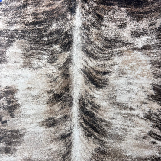 Light Brindle Tricolor Cowhide Rug Size: 7.5x6.5 feet J-068
