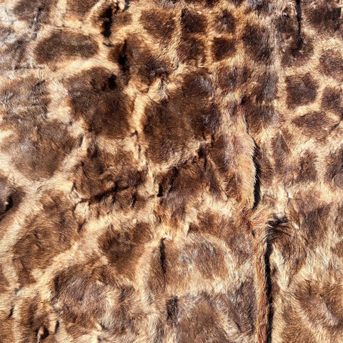 Real Giraffe Skin # 2 Approx. Size: 12'X6.5' (tail is 53")