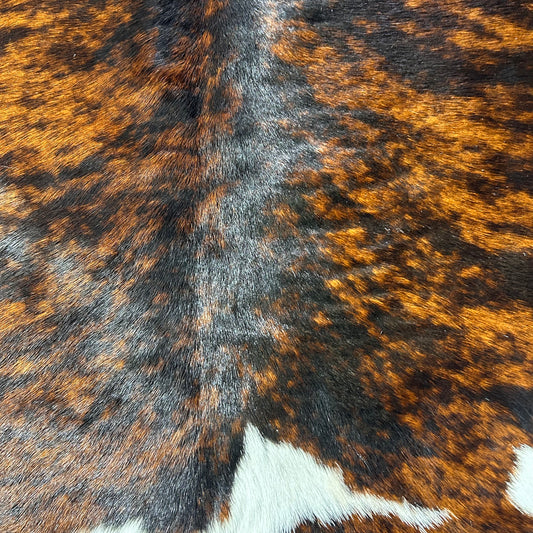 Brindle Calf Skin Size: 39"x37" D-658
