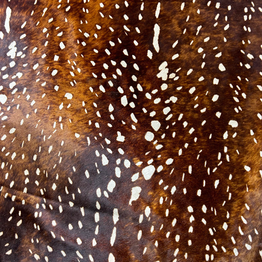 Dark Axis Deer Cowhide Rug Size: 7x5.7 feet D-686