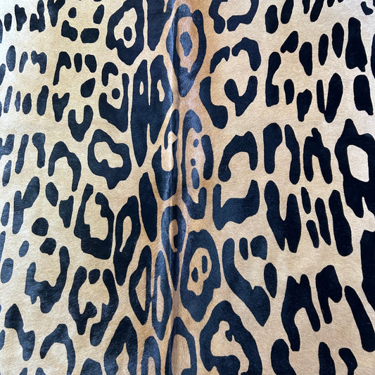 Jaguar Printed Cowhide Rug Size: 7.5x6 feet Y-173