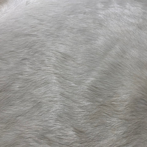 Solid White Cowhide Rug (nice shiny hair/ medium length hair) Size: 8x7 feet Y-209