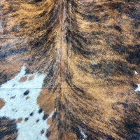 Tricolor Cowhide Rug Size: 7.7x6.5 feet Colombia-262