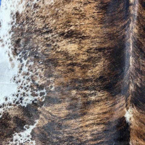 Brazilian Tricolor Cowhide Rug Size: 8x6 feet D-714