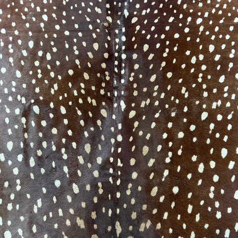 Axis Deer Print Cowhide Rug Size: 7x6 feet Z-220