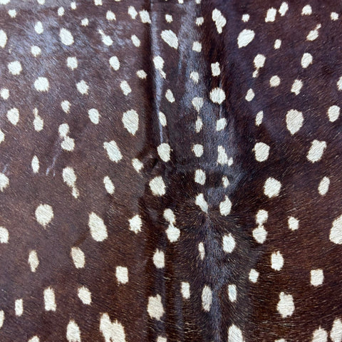Axis Deer Print Cowhide Rug Size: 7x6 feet Z-220