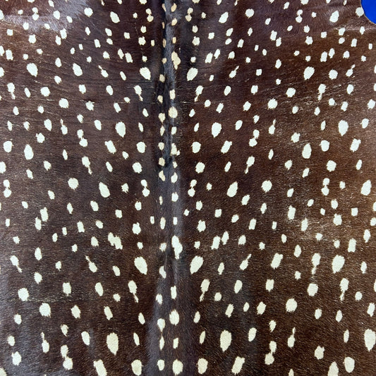 Axis Deer Print Cowhide Rug Size: 7x6 feet Z-221