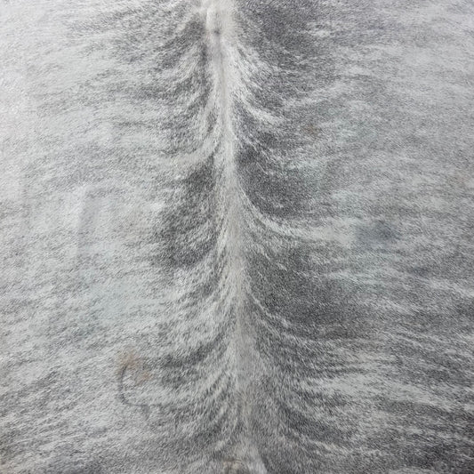 Grey Brindle Cowhide Rug (beige belly) Size: 8x6 feet Z-222