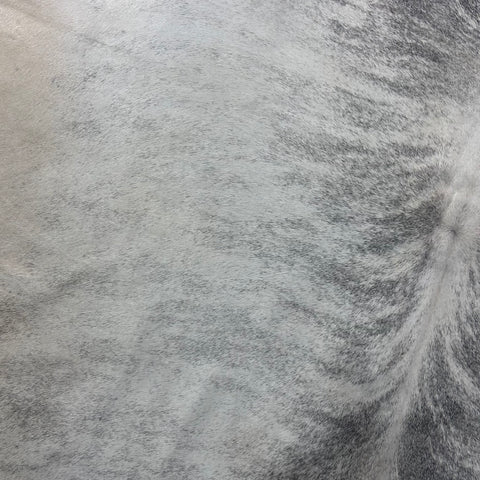 Grey Brindle Cowhide Rug (beige belly) Size: 8x6 feet Z-222