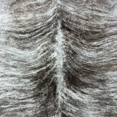 Grey Brindle Cowhide Rug Size: 8x7 feet Z-226