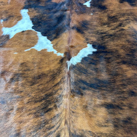 Tricolor Cowhide Rug (34.5 sq ft) Size: 7x6 feet Colombia-301