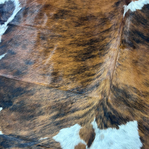 Tricolor Cowhide Rug (34.5 sq ft) Size: 7x6 feet Colombia-301