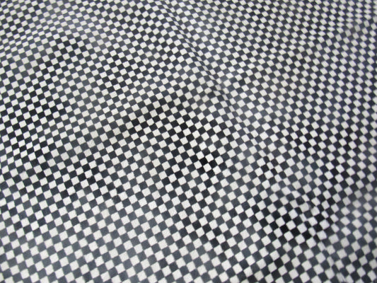Checker Printed Cowhide Rug Size: 7 1/2x6 3/4 feet C-1520