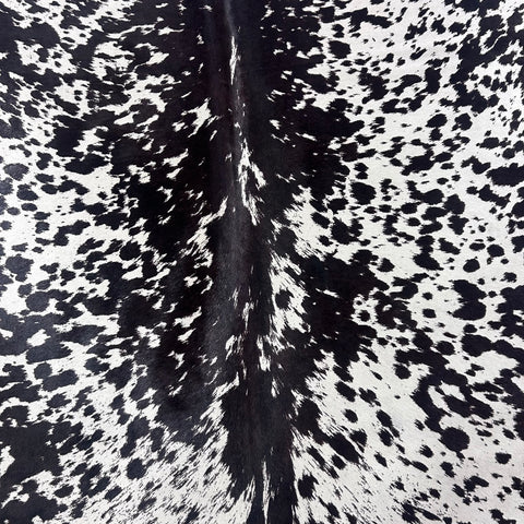 Salt & Pepper Printed Black and White Cowhide Rug Size: 7x5.5 feet Z-082