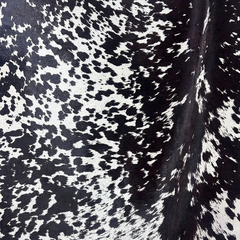 Salt & Pepper Printed Black and White Cowhide Rug Size: 7x5.5 feet Z-082