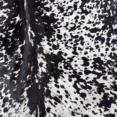 Salt & Pepper Printed Black and White Cowhide Rug Size: 7x5.5 feet Z-082