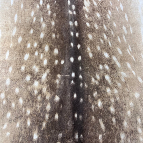 Axis Deer Printed Cowhide Rug (1 patch) Size: 7x6 feet Z-087