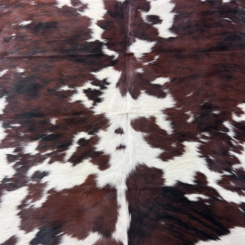 Tricolor Cowhide Rug (37 sq ft) Size: 7x7 feet Colombia-87