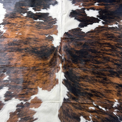 Tricolor Cowhide Rug (42 sq ft) Size: 7.2x7 feet Colombia-178