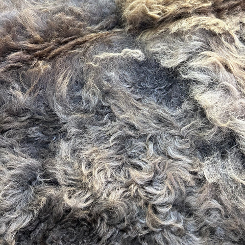 Bison Skin (GORGEOUS MANE! Super long fur around the neck, Nice tail, One small hole) Size: 7x7 feet # 100