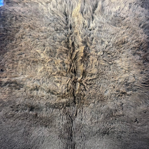 Bison Skin (NICE MANE! Super long fur around the neck Size: 7x6.5 feet # 102