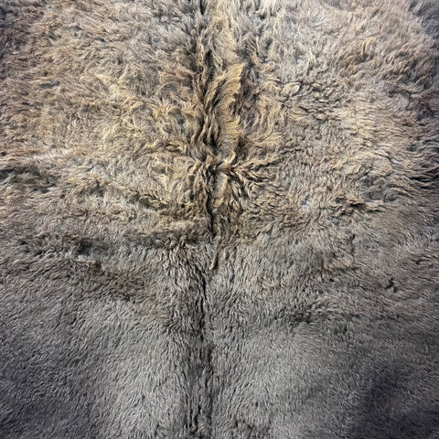 Bison Skin (NICE MANE! Super long fur around the neck Size: 7x6.5 feet # 102