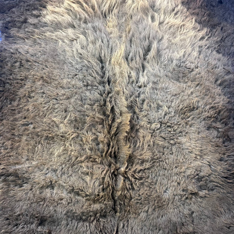 Bison Skin (NICE MANE! Super long fur around the neck Size: 7x6.5 feet # 102