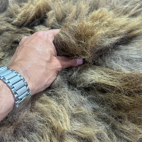 Bison Skin (NICE MANE! Super long fur around the neck Size: 7x6.5 feet # 102