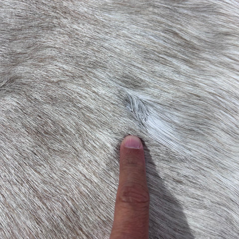 White Blesbok Skin - Deer Leather Rug Deer skin for wallets, hand bags, deer floor rug - Blesbok Hide White Blesbok Antelope Skin