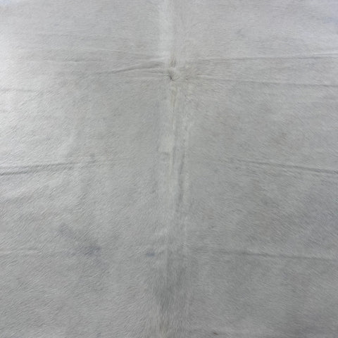 Natural Solid Ivory Cowhide Rug (short hair) Size: 7.5x6.5 feet Y-091