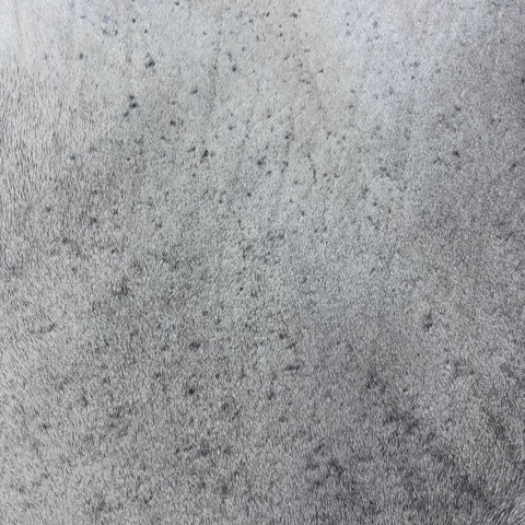 Solid Light Grey Cowhide Rug Size: 6.2x6.5 feet Y-093