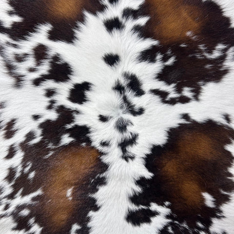 Tricolor Spotted Calf Skin Size: 41x37" X-005