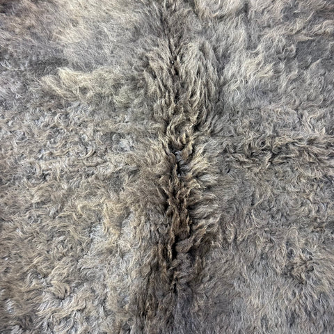 Bison Skin Rug (full tail) Size: 8x8 feet # 15